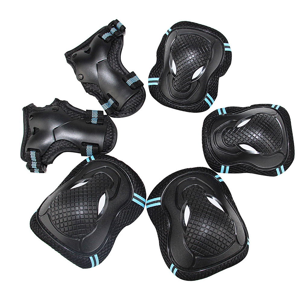 Cycling Roller Skating Knee Elbow Wrist Protective Pads,Blue M eBay