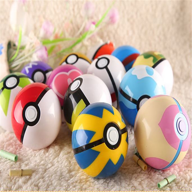 9pcs/Set 7cm Pokemon Ball Pocket Monster Poke Ball Game Play Pokeball